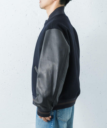 羊毛呢料 blurhmsROOTSTOCK Wool Melton Award Jacket 夾克