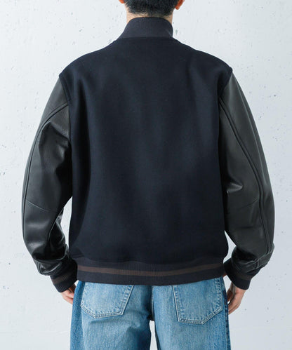 羊毛呢料 blurhmsROOTSTOCK Wool Melton Award Jacket 夾克