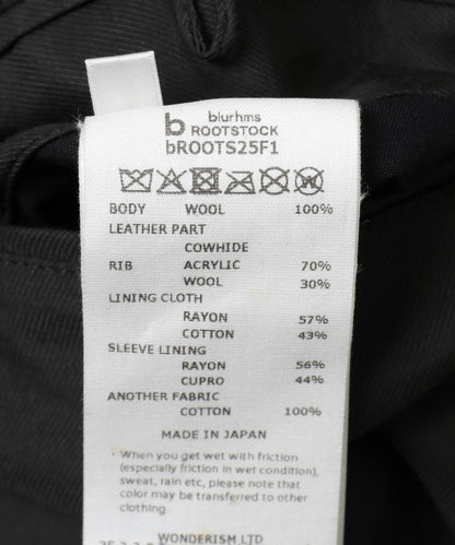 羊毛呢料 blurhmsROOTSTOCK Wool Melton Award Jacket 夾克