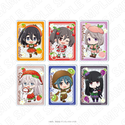 水果造型 雨宮さつき圖案 亞克力卡片