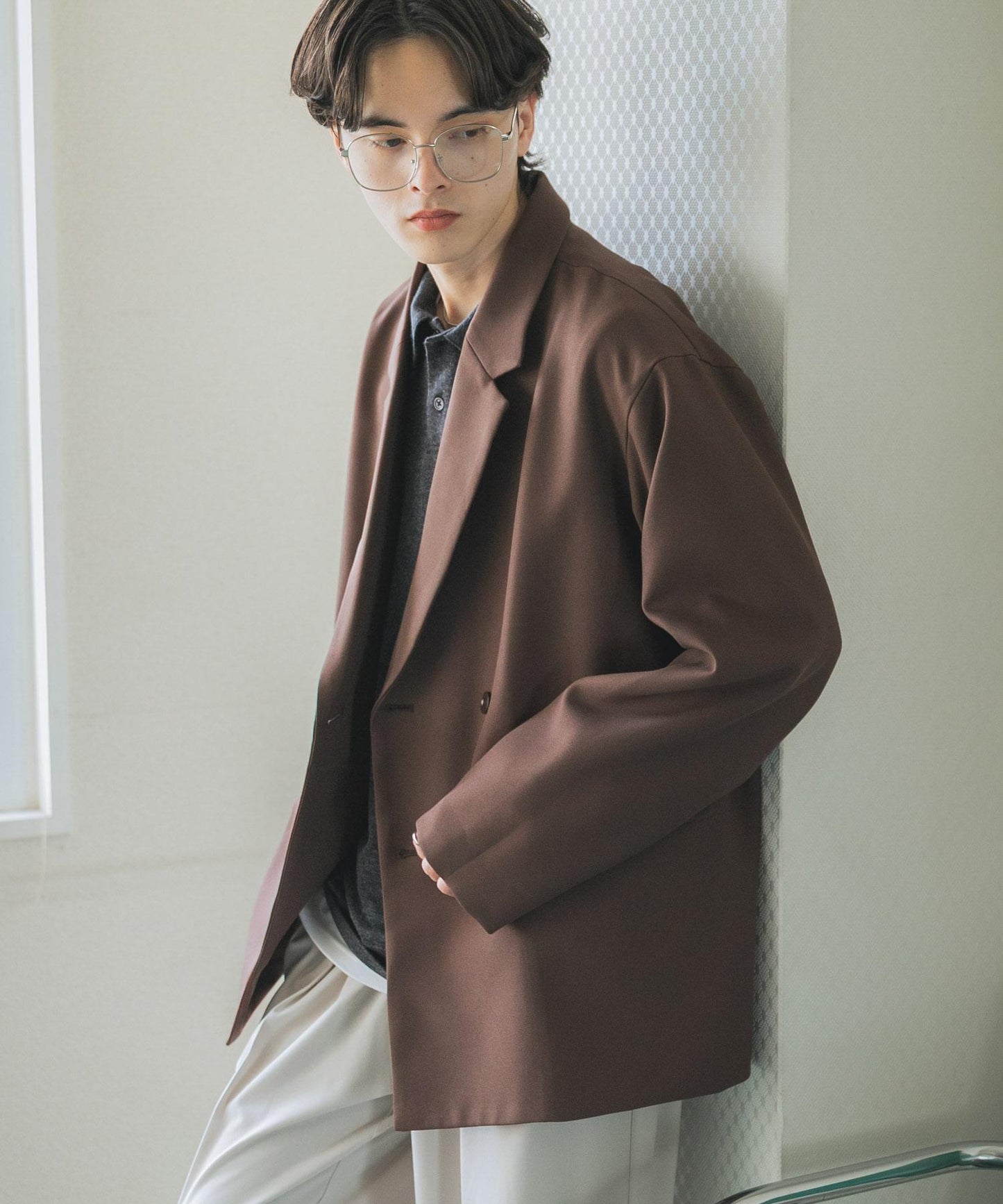 防潑水防花粉 SKIN Proof 雙排西裝外套