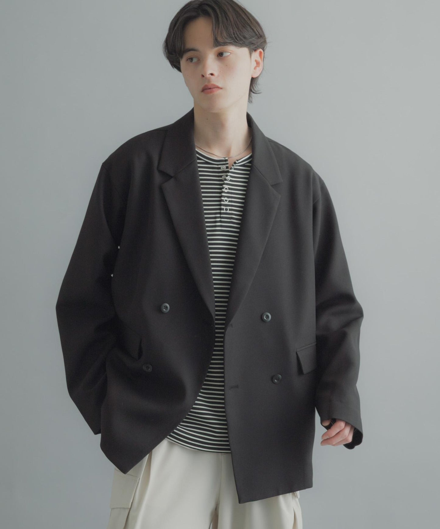 防潑水防花粉 SKIN Proof 雙排西裝外套