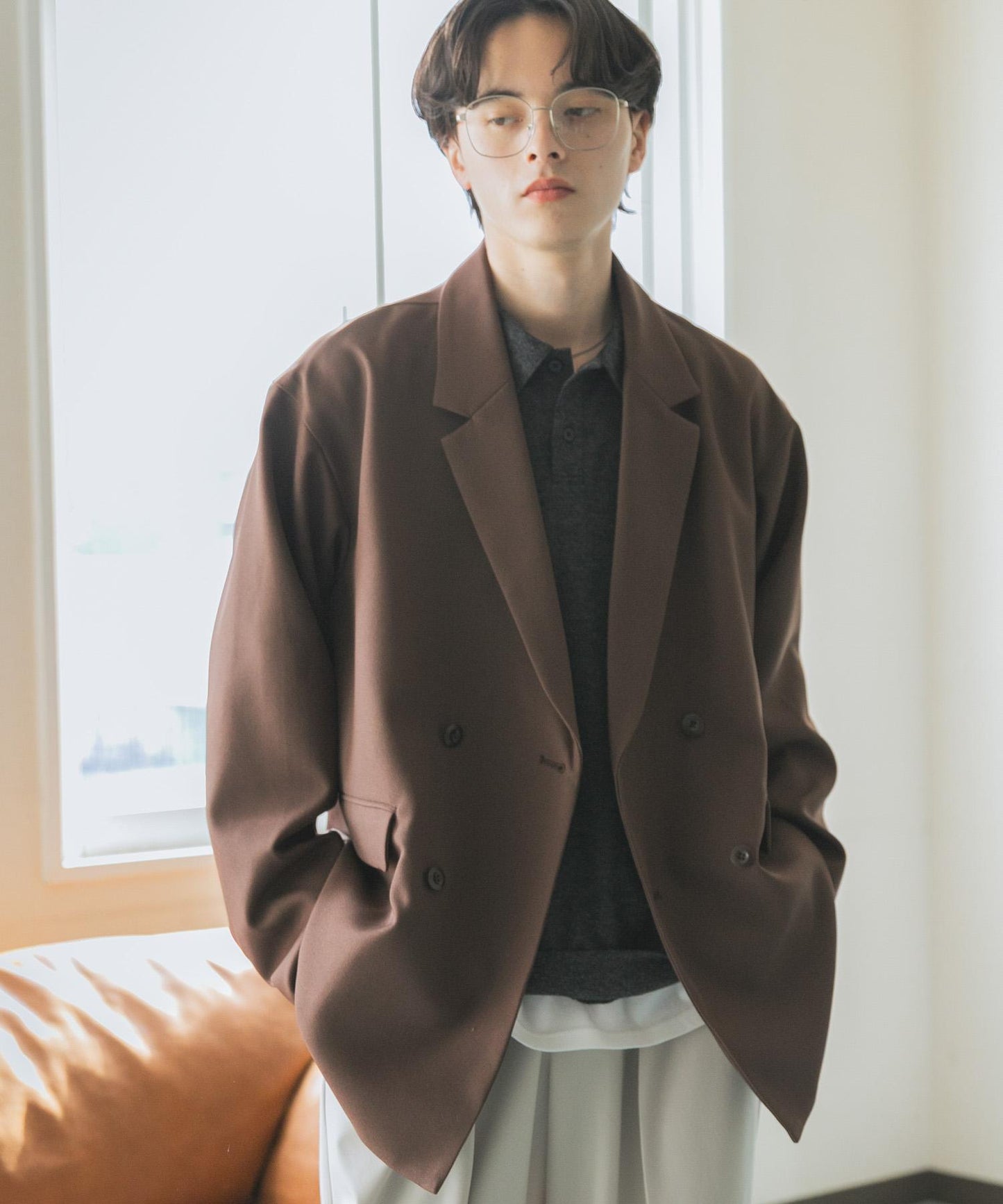 防潑水防花粉 SKIN Proof 雙排西裝外套