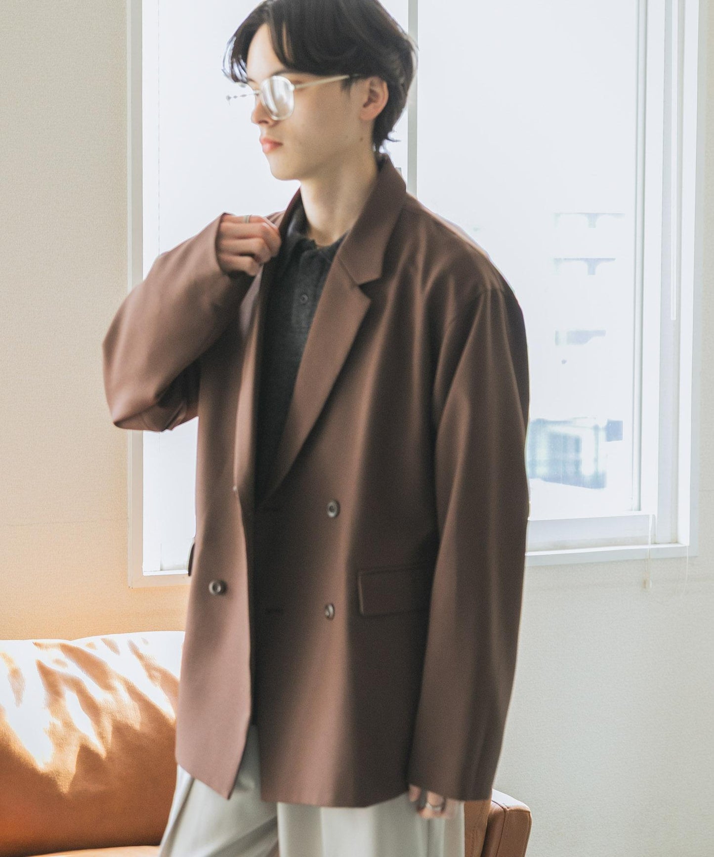 防潑水防花粉 SKIN Proof 雙排西裝外套