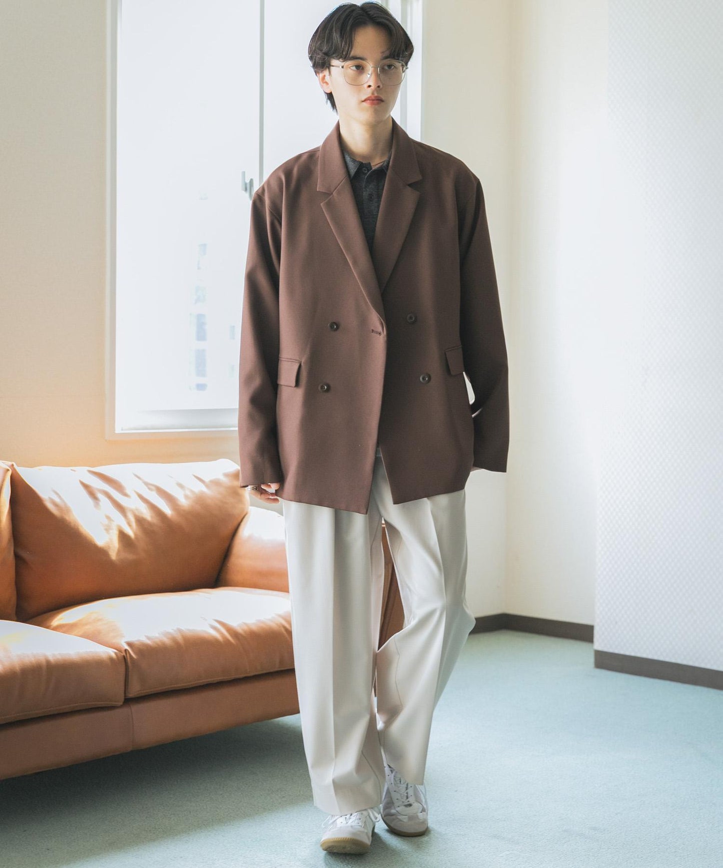 防潑水防花粉 SKIN Proof 雙排西裝外套