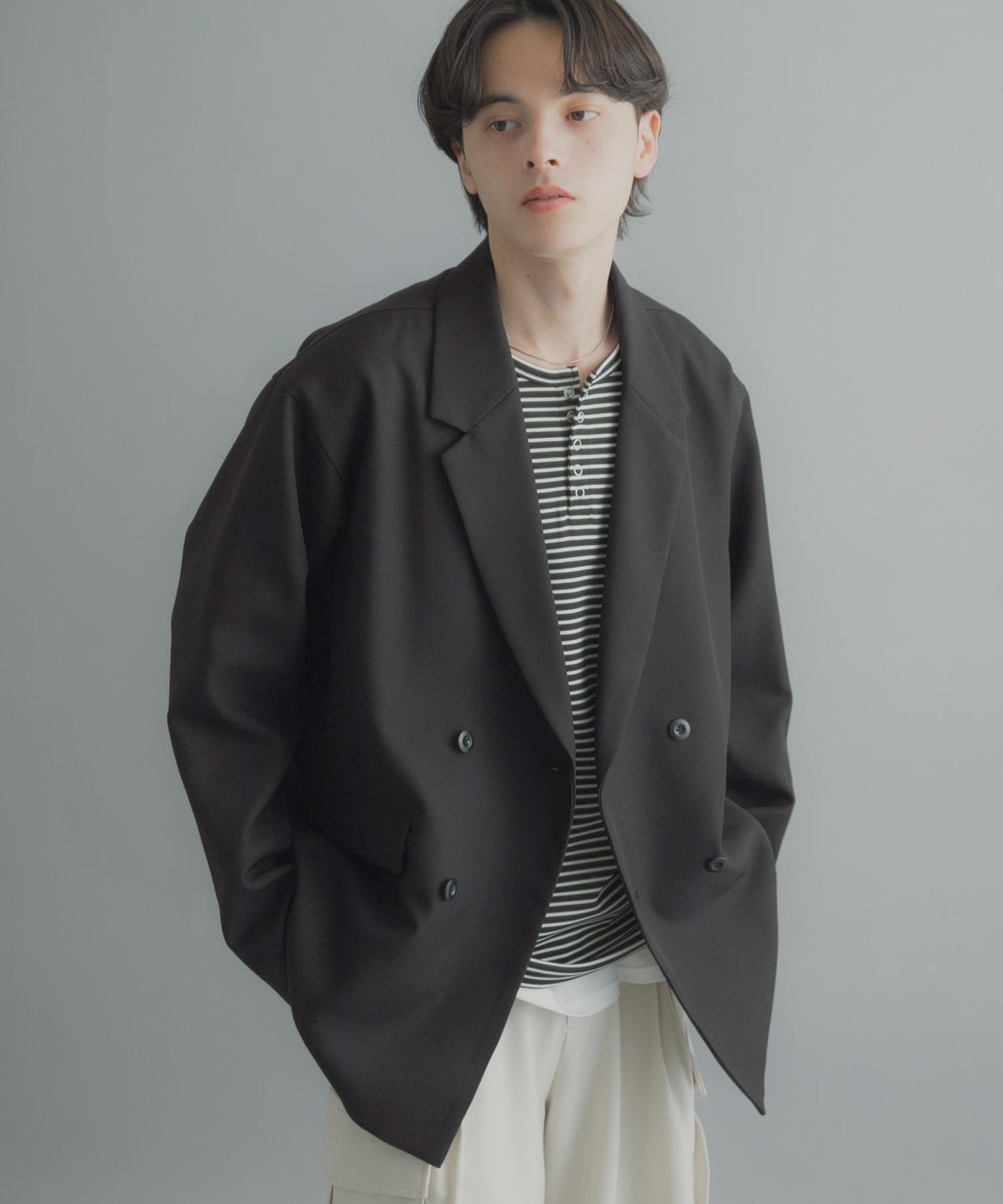 防潑水防花粉 SKIN Proof 雙排西裝外套