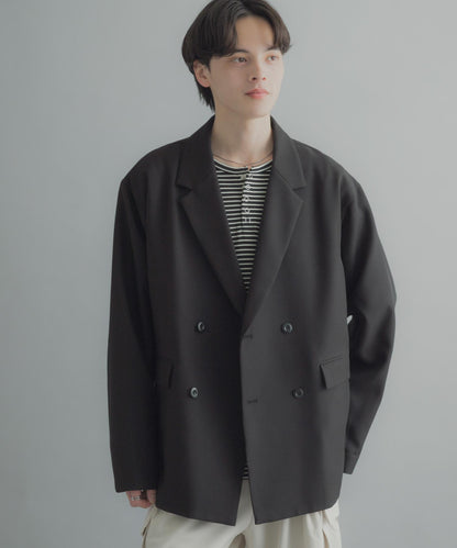 防潑水防花粉 SKIN Proof 雙排西裝外套