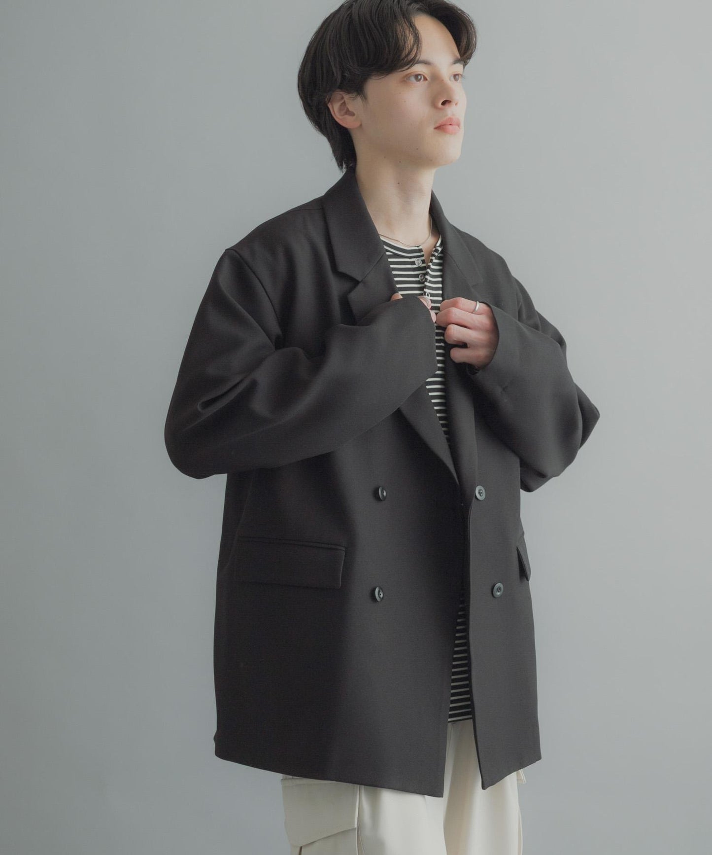 防潑水防花粉 SKIN Proof 雙排西裝外套