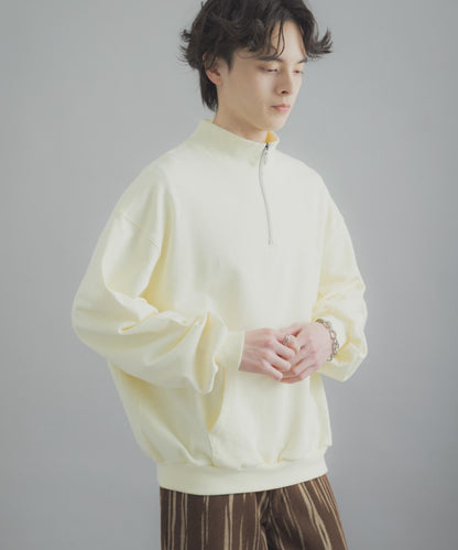 可水洗 防潑水 防花粉 SKIN Proof 半拉鍊衛衣