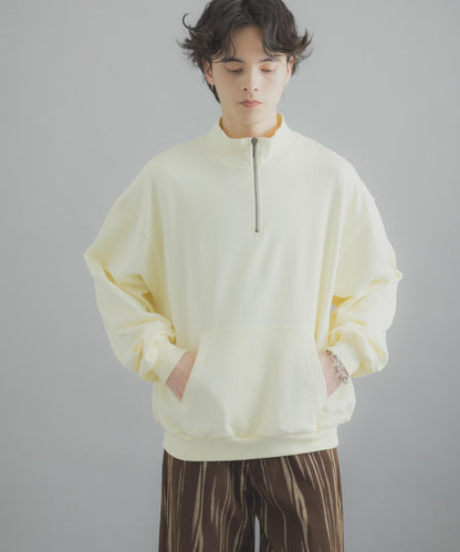 可水洗 防潑水 防花粉 SKIN Proof 半拉鍊衛衣