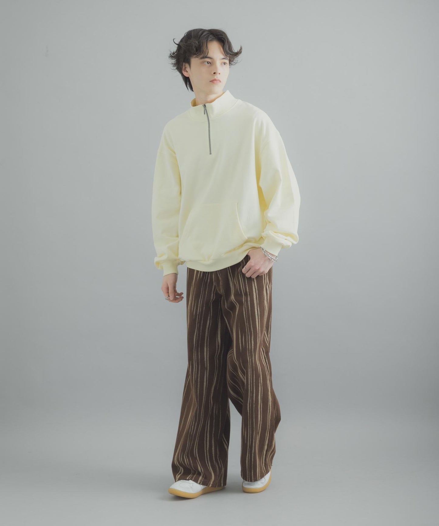 可水洗 防潑水 防花粉 SKIN Proof 半拉鍊衛衣