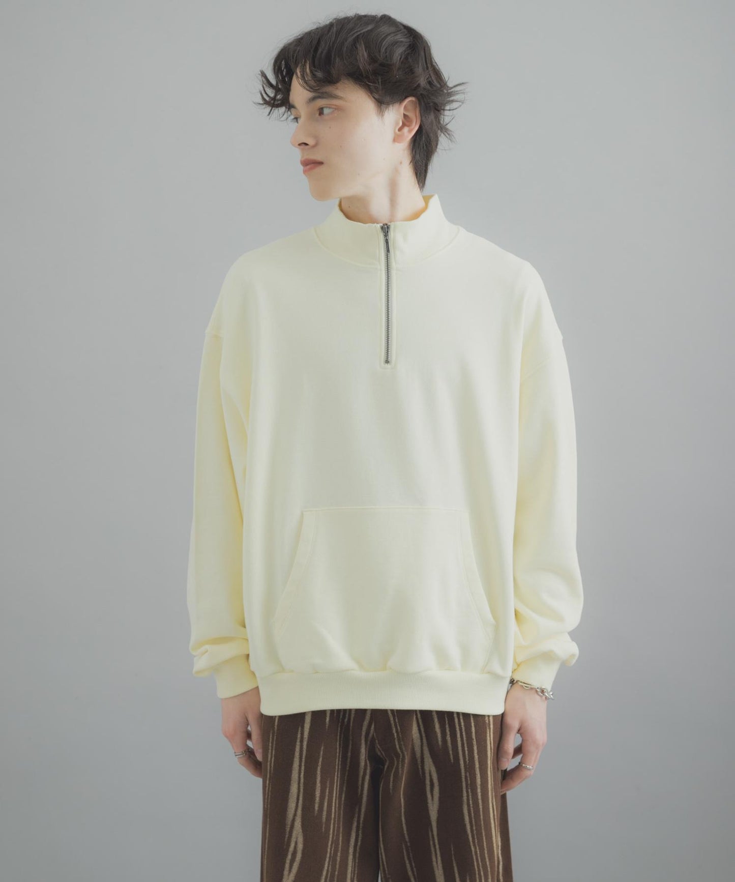 可水洗 防潑水 防花粉 SKIN Proof 半拉鍊衛衣