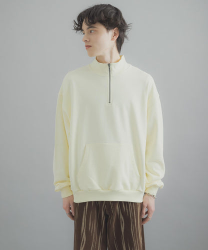 可水洗 防潑水 防花粉 SKIN Proof 半拉鍊衛衣