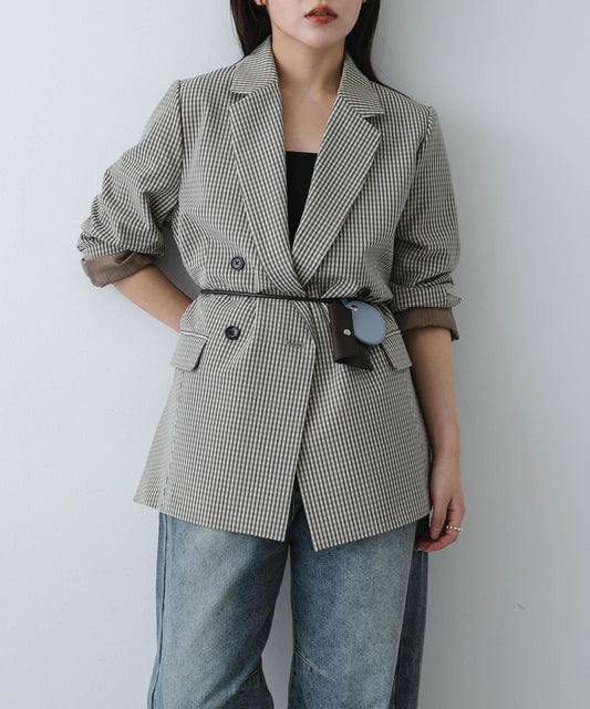 易護理面料 雙排扣西裝外套