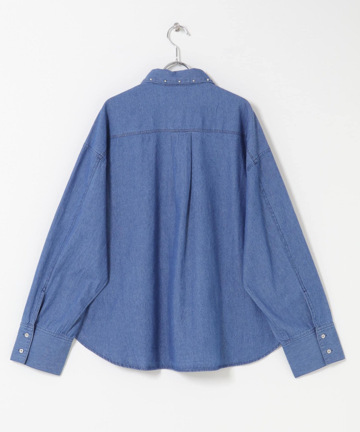 鉚釘設計 牛仔襯衫