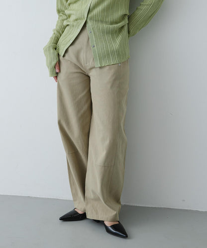 彎刀斜紋棉布褲