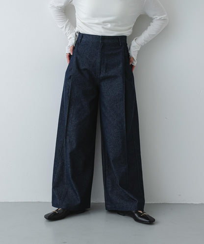 仿牛仔質感 西裝褲