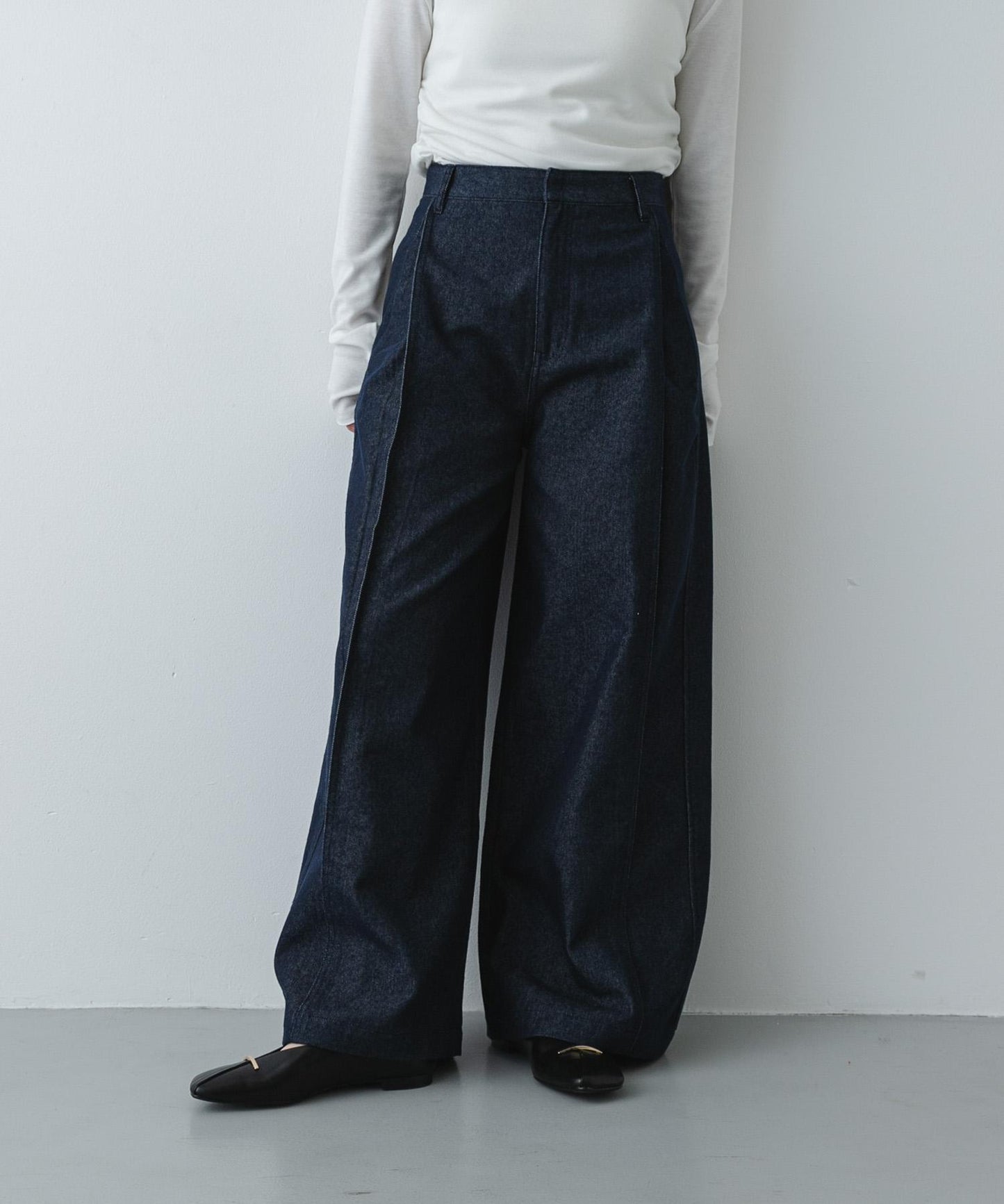 仿牛仔質感 西裝褲