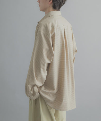 小格紋 經典領口 襯衫