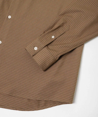 小格紋 經典領口 襯衫