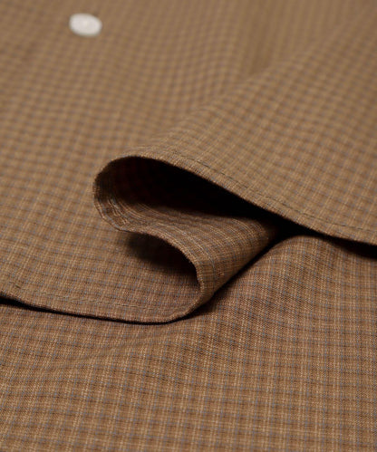 小格紋 經典領口 襯衫