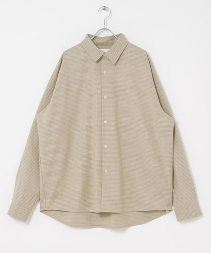 小格紋 經典領口 襯衫