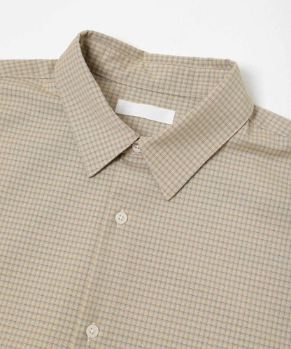 小格紋 經典領口 襯衫