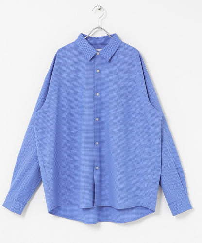 小格紋 經典領口 襯衫