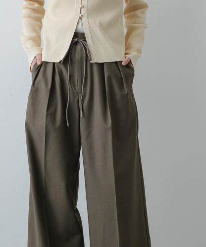 繩帶腰帶西裝褲