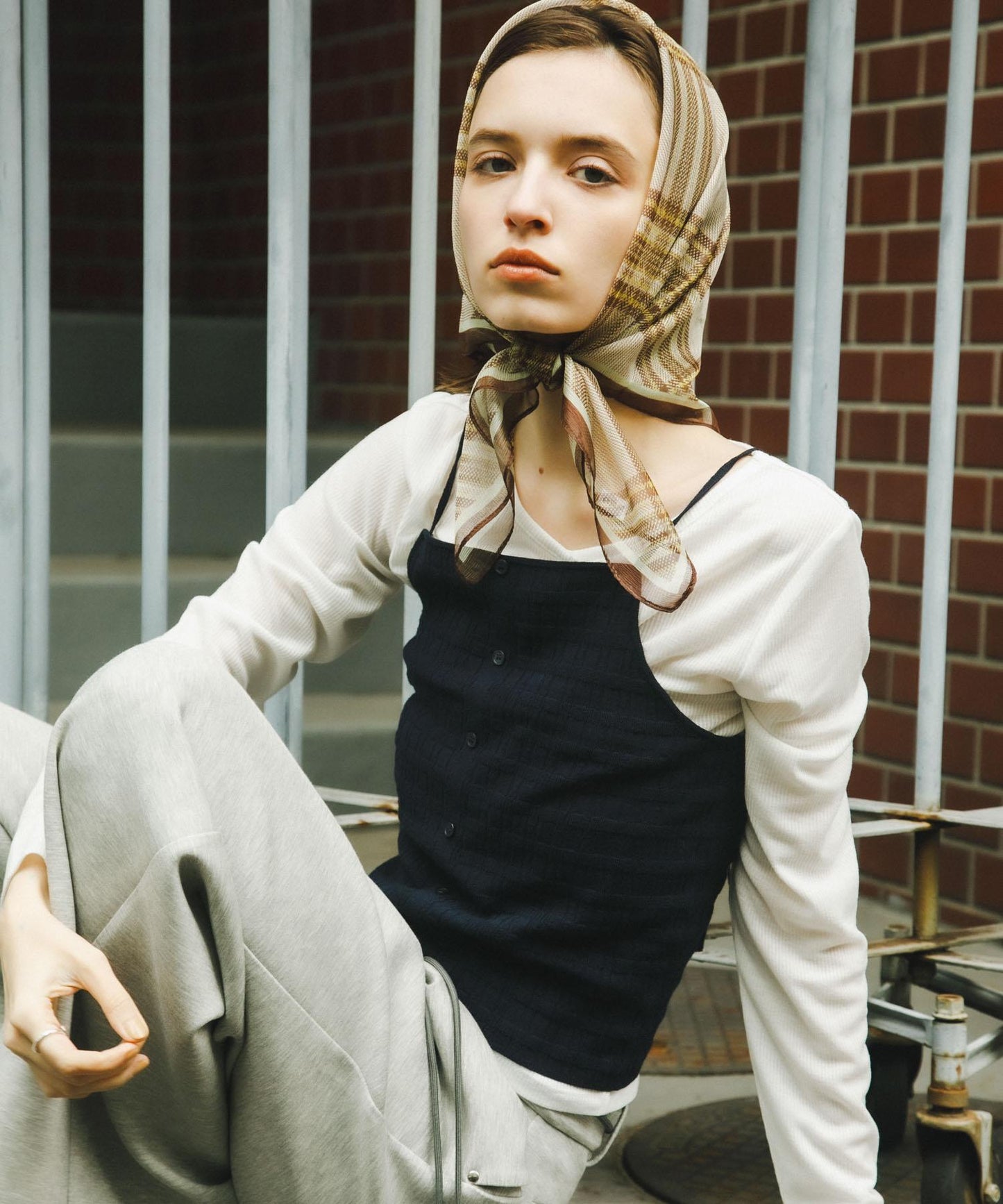 可水洗 掛脖 紐扣 背心