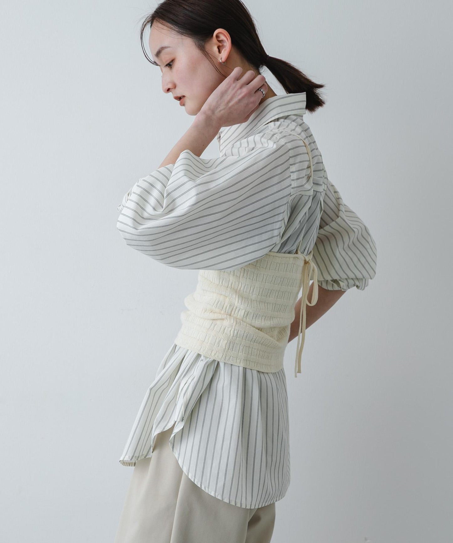 可水洗 掛脖 紐扣 背心