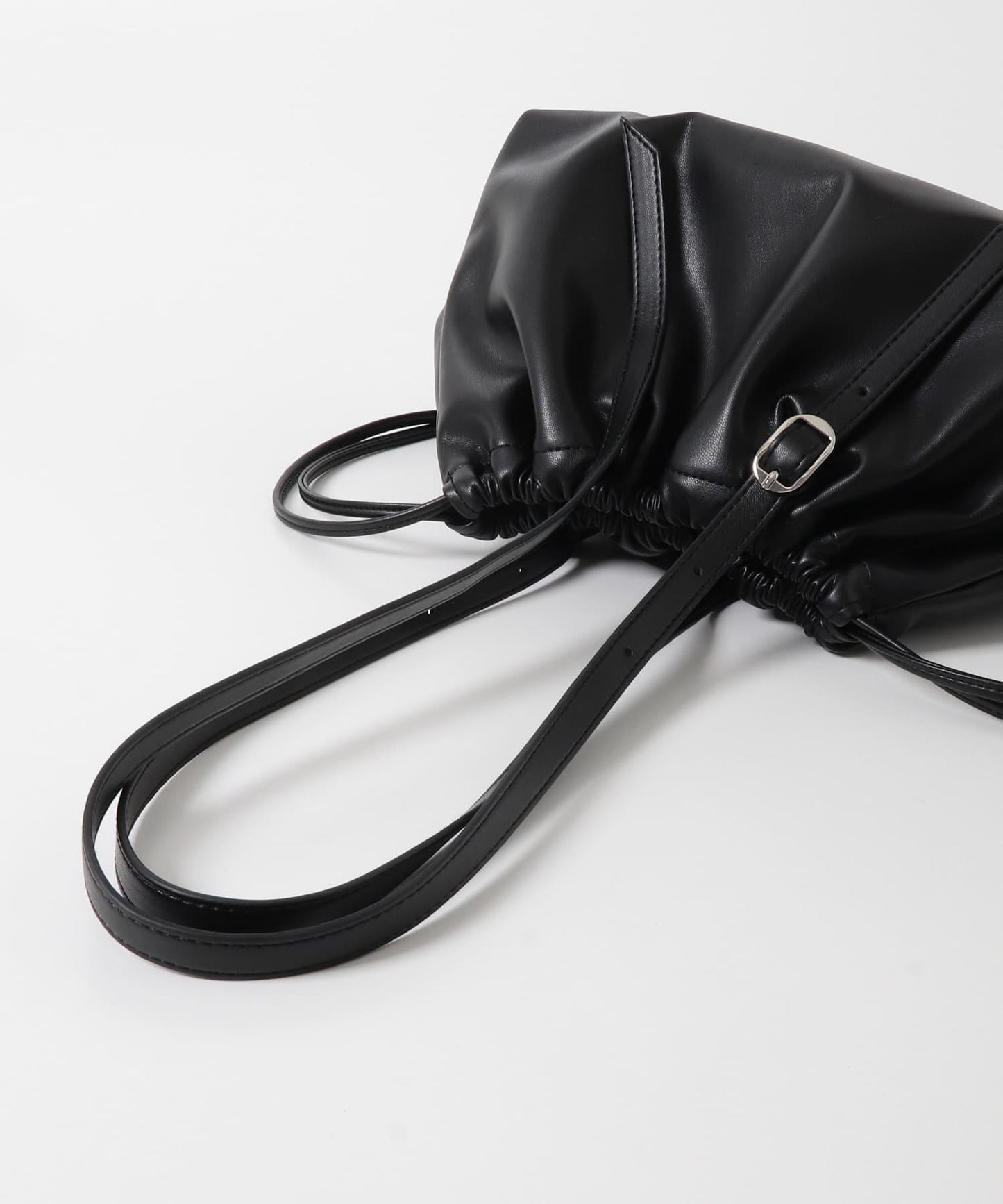 長提手束口單肩包