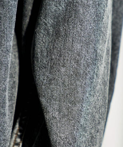 垂墜感牛仔短款襯衫（可成套）