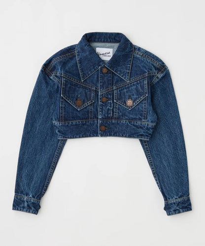 VAQUERA×MOUSSY VQ DENIM JACKET 牛仔夾克