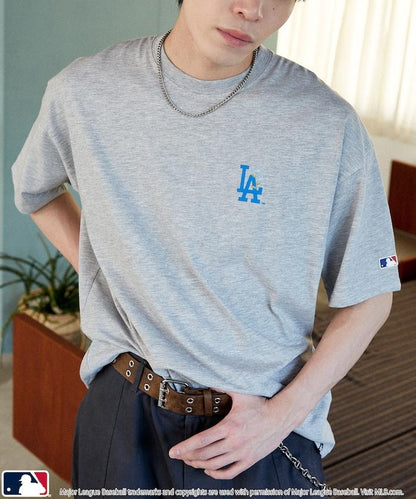 MLB 聯名款 小花刺繡 點綴設計 T恤