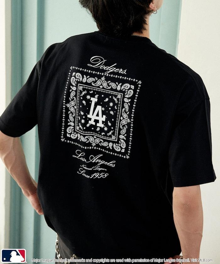 聯名 MLB 後背頭巾印花 T恤