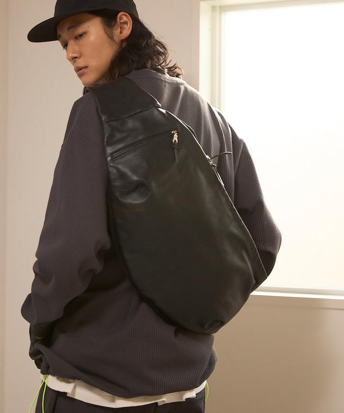 牛革防潑水 Leather Crossbody Sling Bag 斜挎包