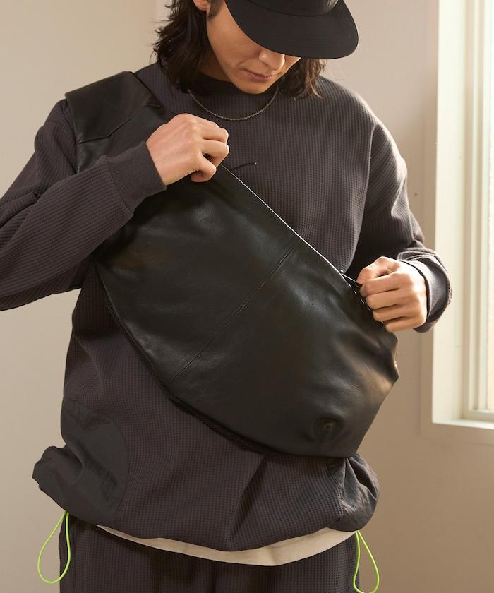 牛革防潑水 Leather Crossbody Sling Bag 斜挎包