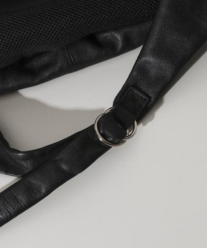 牛革防潑水 Leather Crossbody Sling Bag 斜挎包