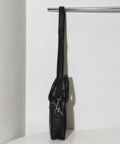 Leather Handle Mini Shoulder Bag 防潑水牛革 迷你單肩包