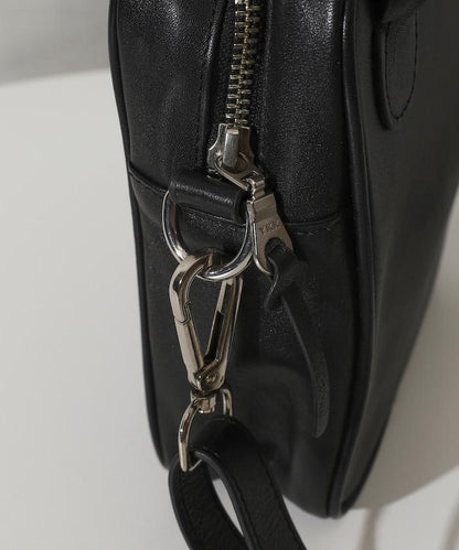 Leather Handle Mini Shoulder Bag 防潑水牛革 迷你單肩包