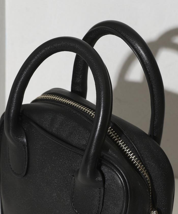 Leather Handle Mini Shoulder Bag 防潑水牛革 迷你單肩包