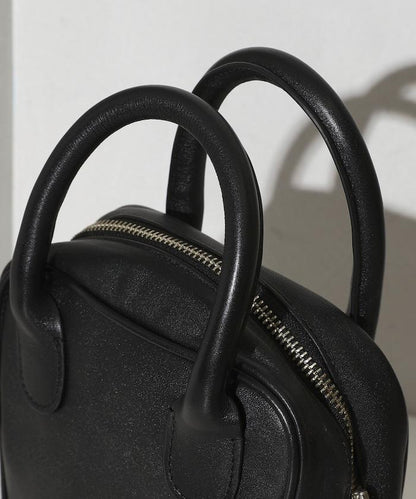 Leather Handle Mini Shoulder Bag 防潑水牛革 迷你單肩包
