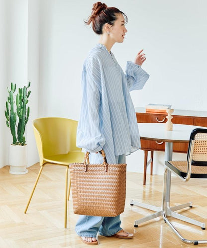 印度風寬鬆蓬鬆紐扣襯衫