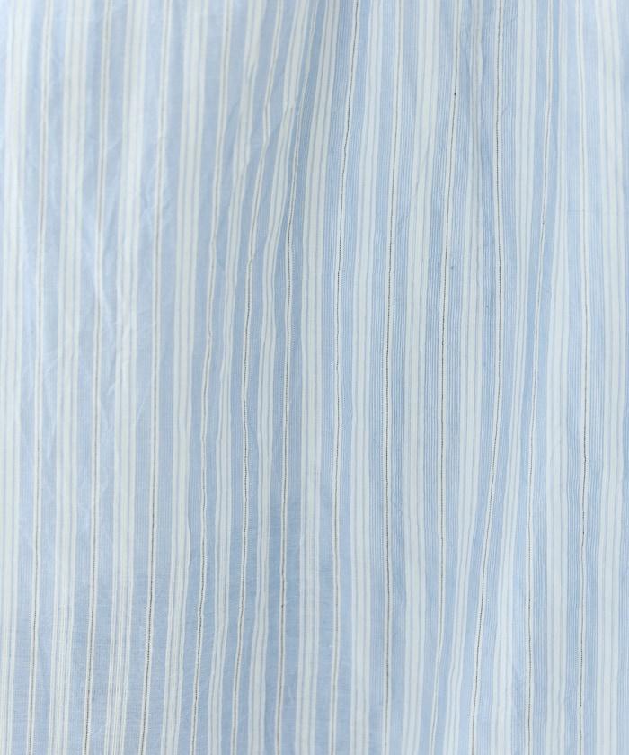 印度風寬鬆蓬鬆紐扣襯衫