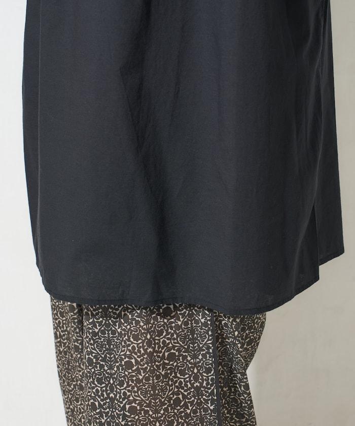 印度風寬鬆蓬鬆紐扣襯衫