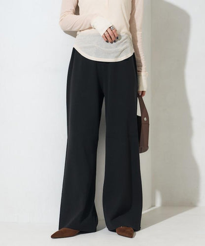 棉混紡針織 闊腿 可成套搭配 闊腿褲