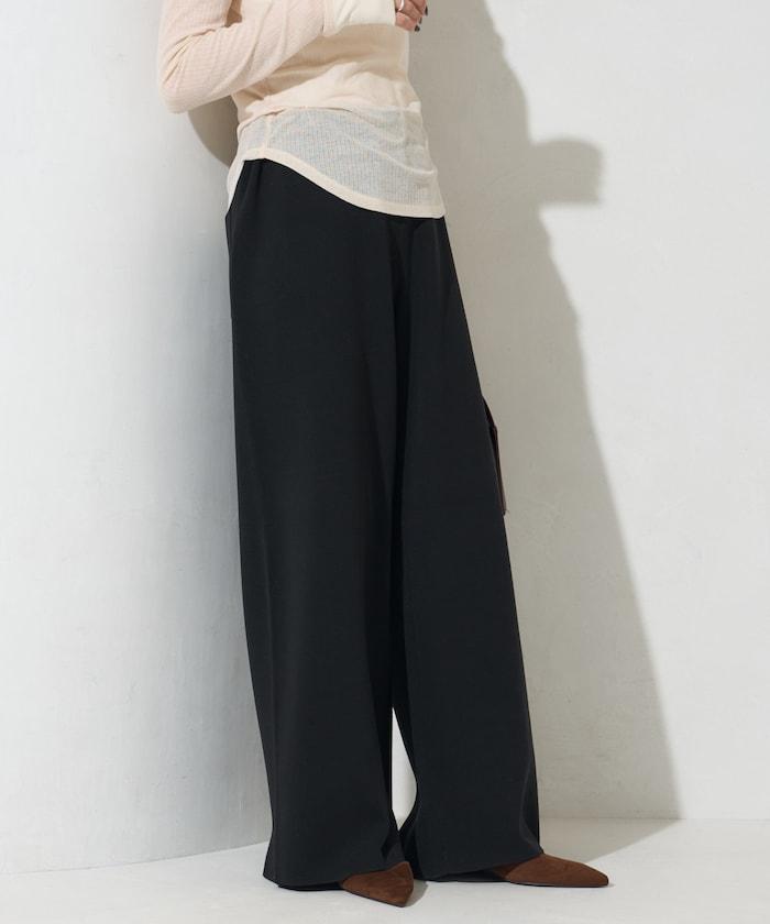 棉混紡針織 闊腿 可成套搭配 闊腿褲