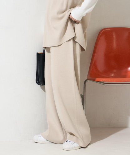 棉混紡針織 闊腿 可成套搭配 闊腿褲