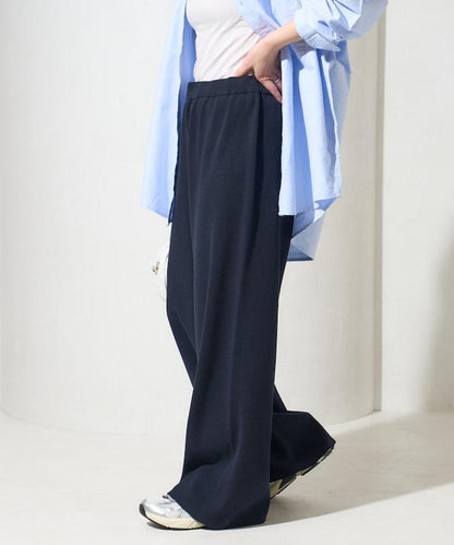 棉混紡針織 闊腿 可成套搭配 闊腿褲